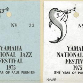 Jazz Festival tickets of 1975