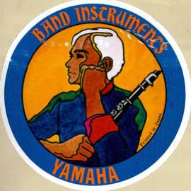 Yamaha Advertising Sticker - Clarinet