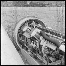 Tunnel Boring Machine operating in the Kaimai ranges 