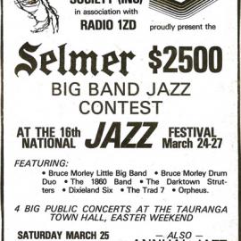 16th National Jazz Festival Advertisement