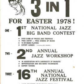 16th National Jazz Festival A4 Size Poster
