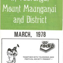 16th National Jazz Festival Promotion Flyer