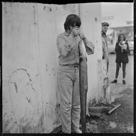 Eel fishing competition