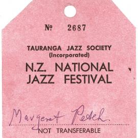 National Jazz Festival ticket