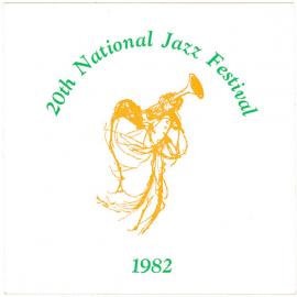 20th National Jazz Festival Card