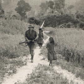 Staff Sergeant Don Murray on patrol, Malaya circa 1964
