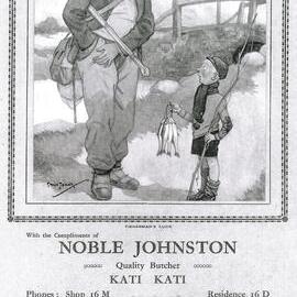 Noble Johnston: Katikati Butcher Calendar (1938)