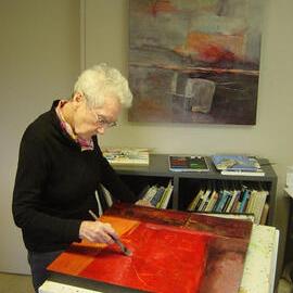 Doreen McNeill in her Tauranga Studio
