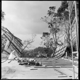 Factory wrecked in Bulltown Road
