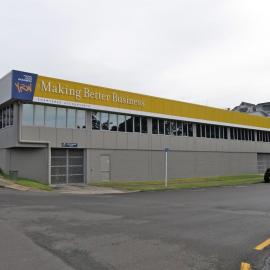 Anson Street, west corner with McLean Street