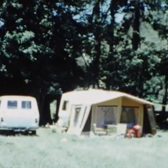 Reel 5: Camping, boating, Memorial Park, backyard scenes