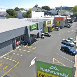 Elizabeth Street aerial view of numbers 94 -104