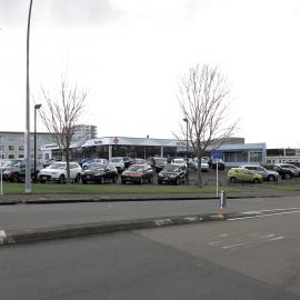Spring Street NE Corner with Cameron Road, Tauranga
