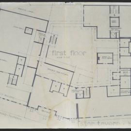 Building plans, Mid City Mall, first floor
