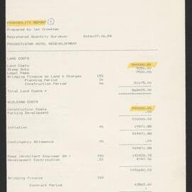 Feasibility Reports, June 1984