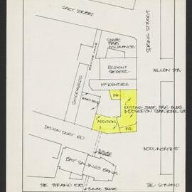 Proposed building plans, Mid City Mall, June 1984