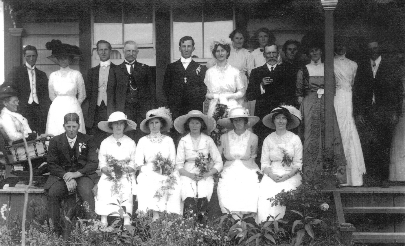 William Tanner & Nellie Blomquist wedding c.1914