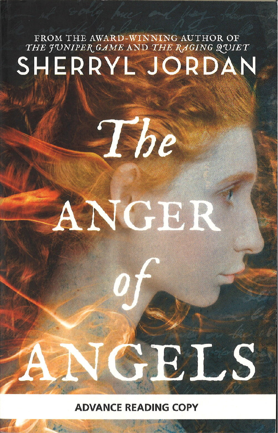 The Anger of Angels, advance reading copy &ndash; uncorrected proof