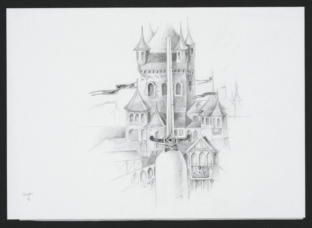 Illustrations for 'The Moondust Mirror'