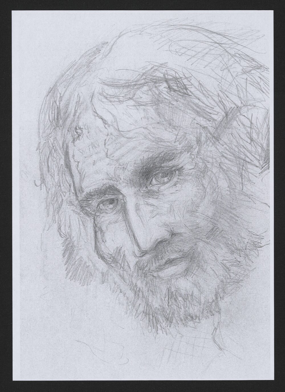 Photocopied sketches of Michael Hodgkins