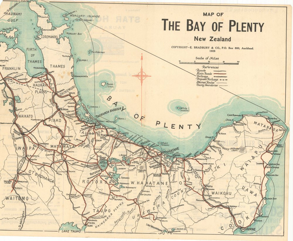 Map 20-288 - Road map from Bradbury's Illustrated Series no. 2