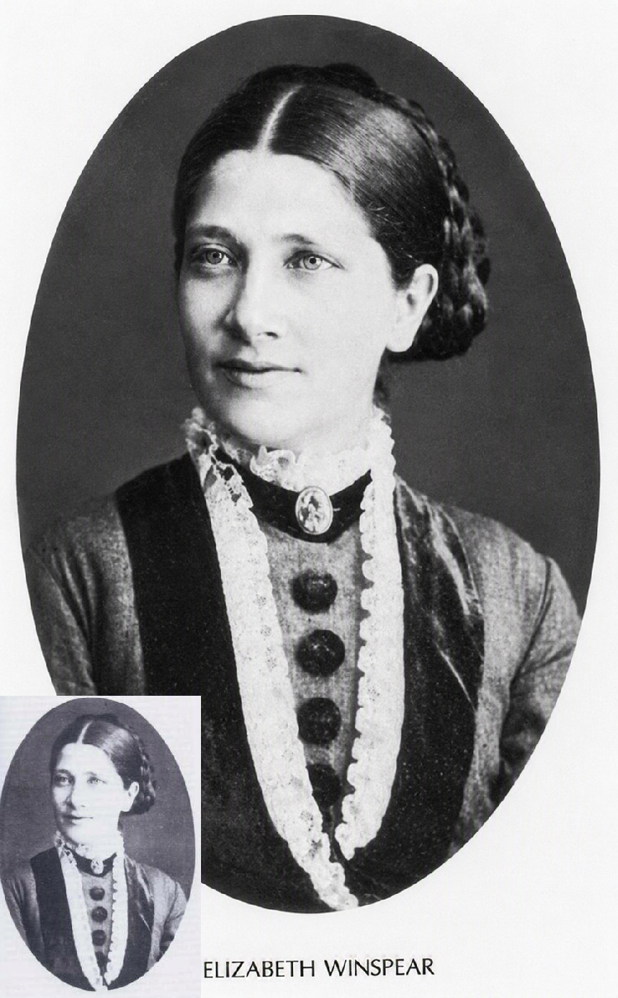 Restored image from a portrait within "Omokoroa" by J Woods (original inset).