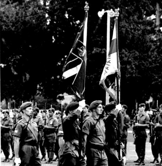 Part of image 12-751 
Colours Parade in Rotorua 1973.