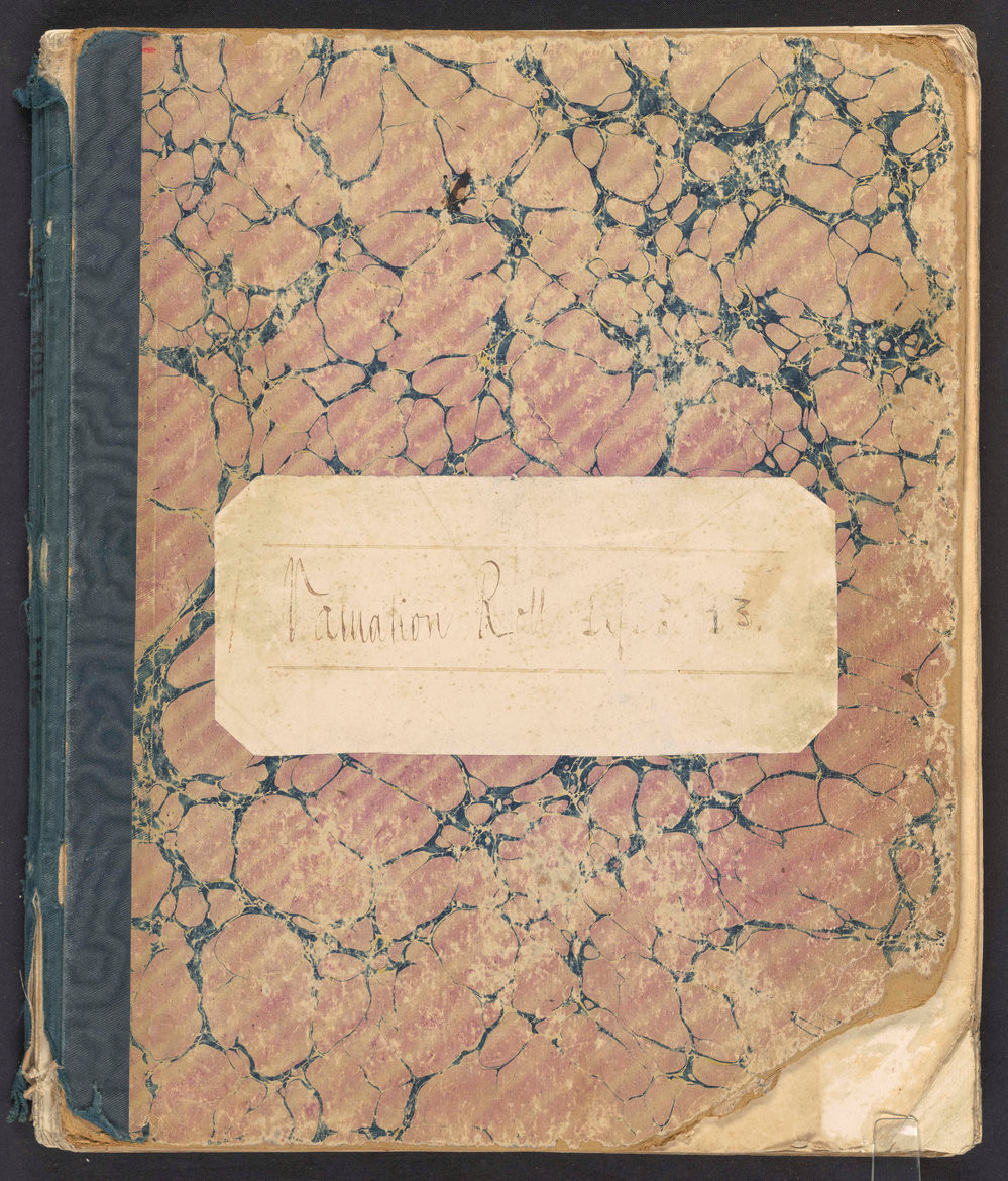 Cover of Tauranga Borough Council Valuation roll, 1912-1914.
Ams 463/2/3