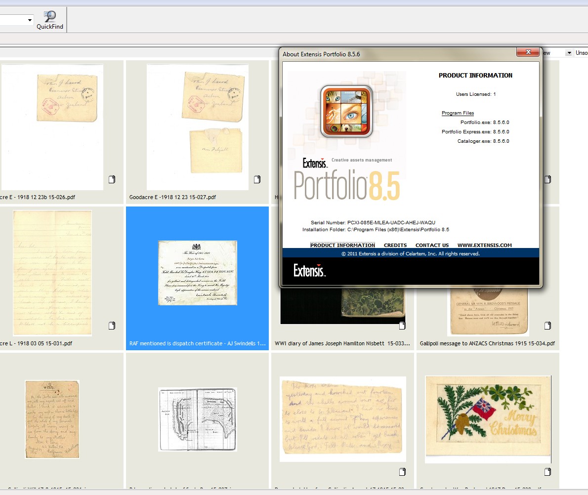 Portfolio ephemera (archives)