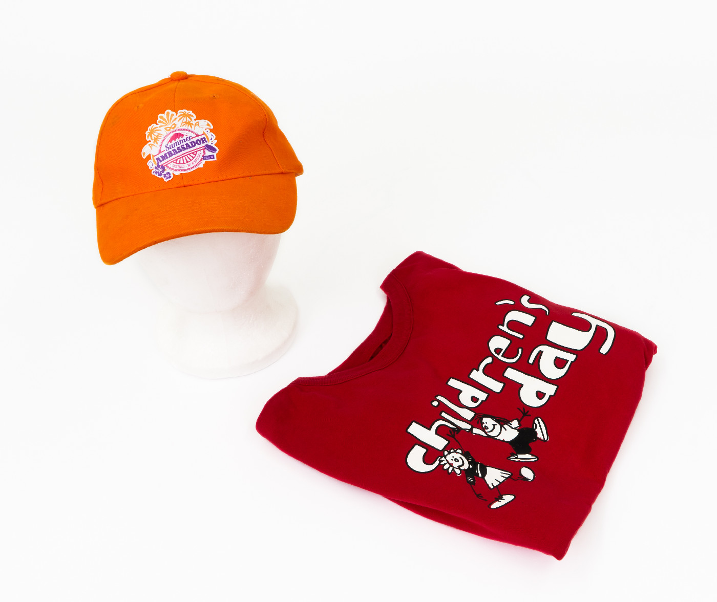 Tauranga City Council Children's Day t-shirt and caps