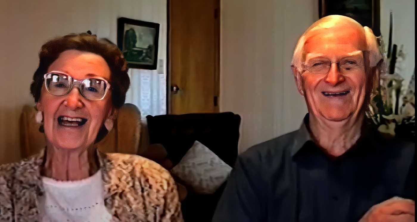 Pat and Nina McBrearty, a still taken at 2 minutes 30 seconds