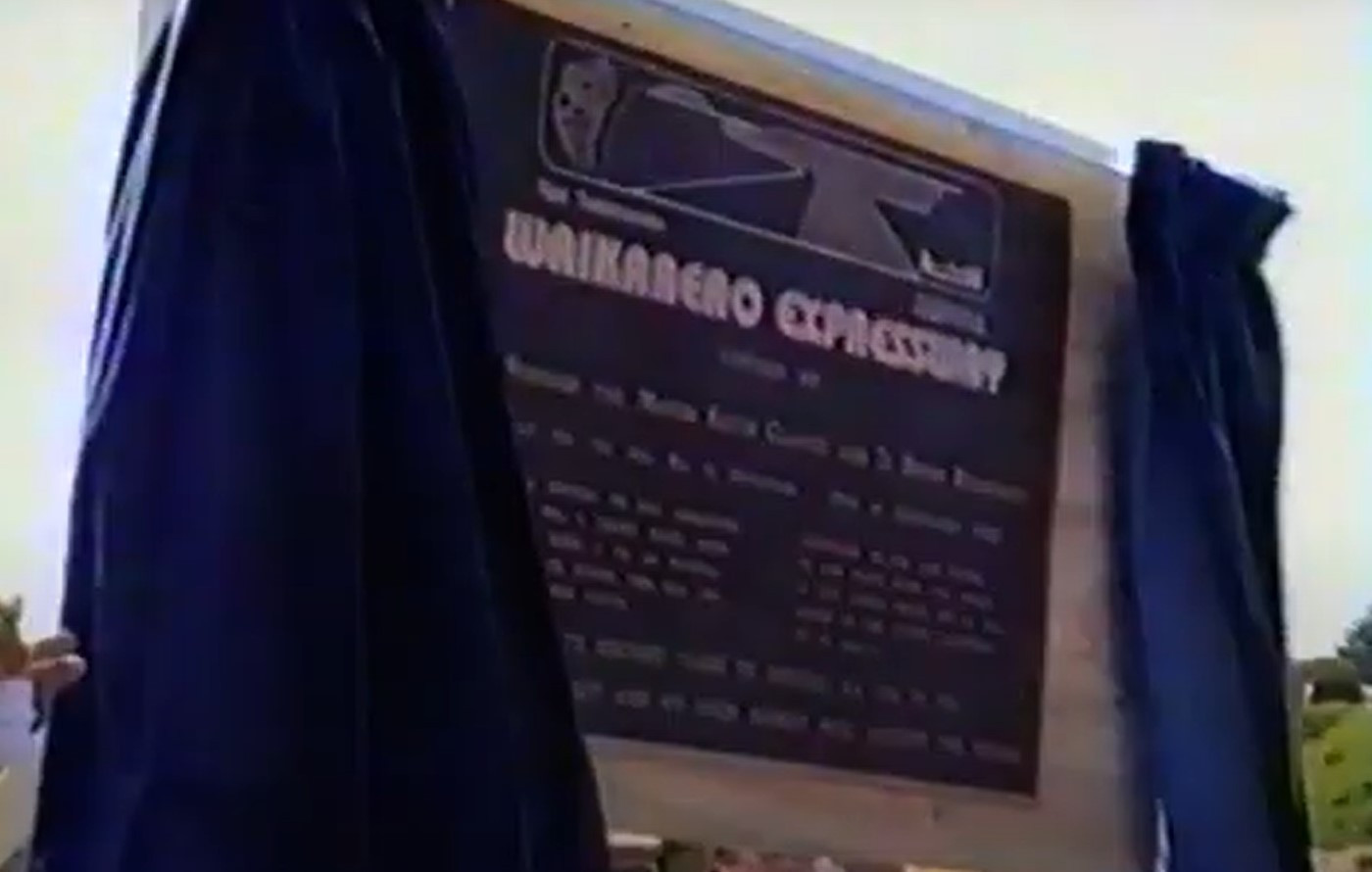 Waikareao Expressway Opening (19 September, 1992)