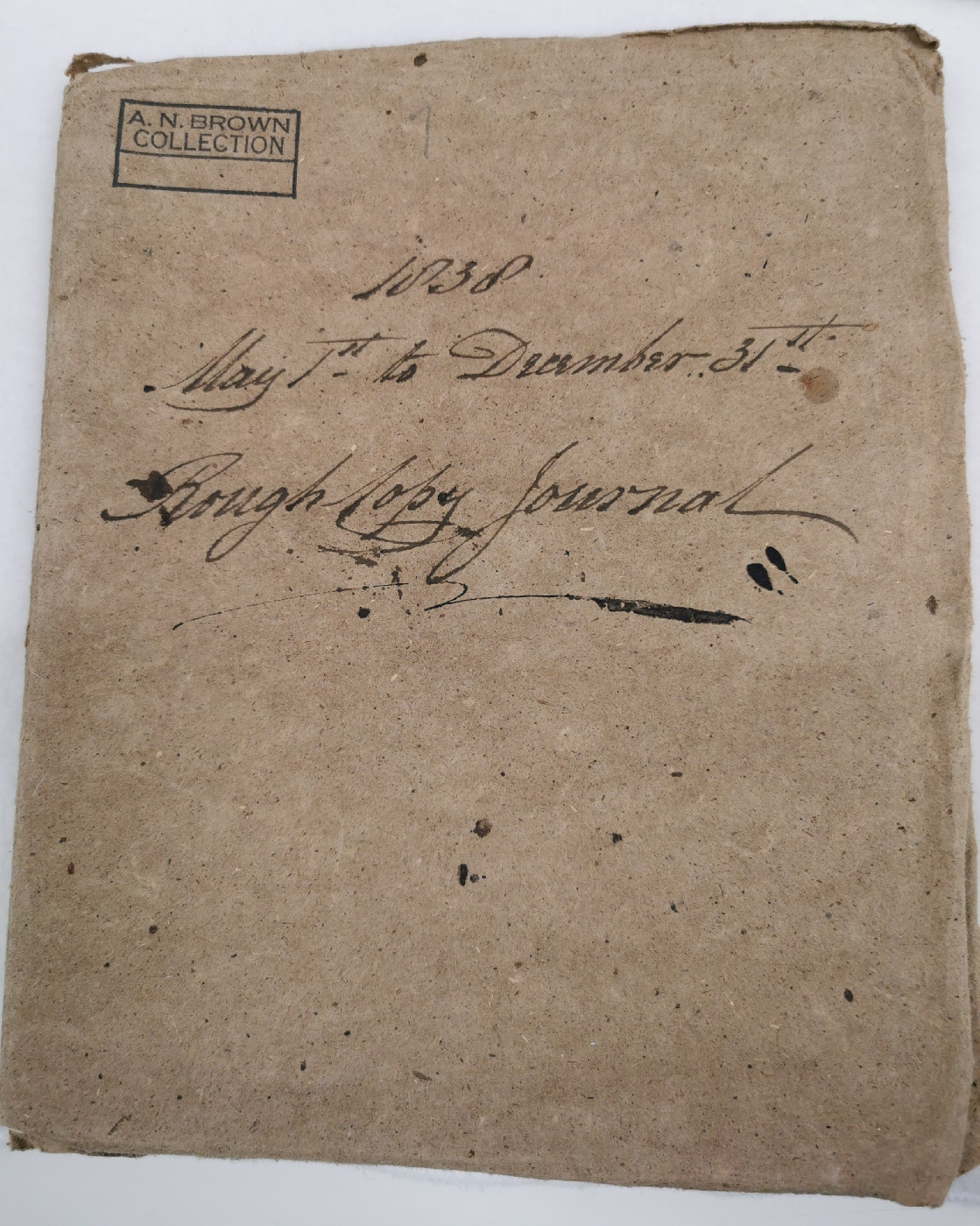 Rough Copy Journal, 1838 | Pae Korokī